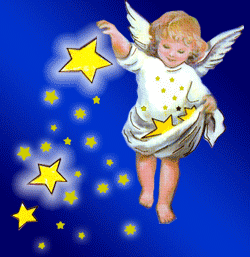 angel estrellas animada